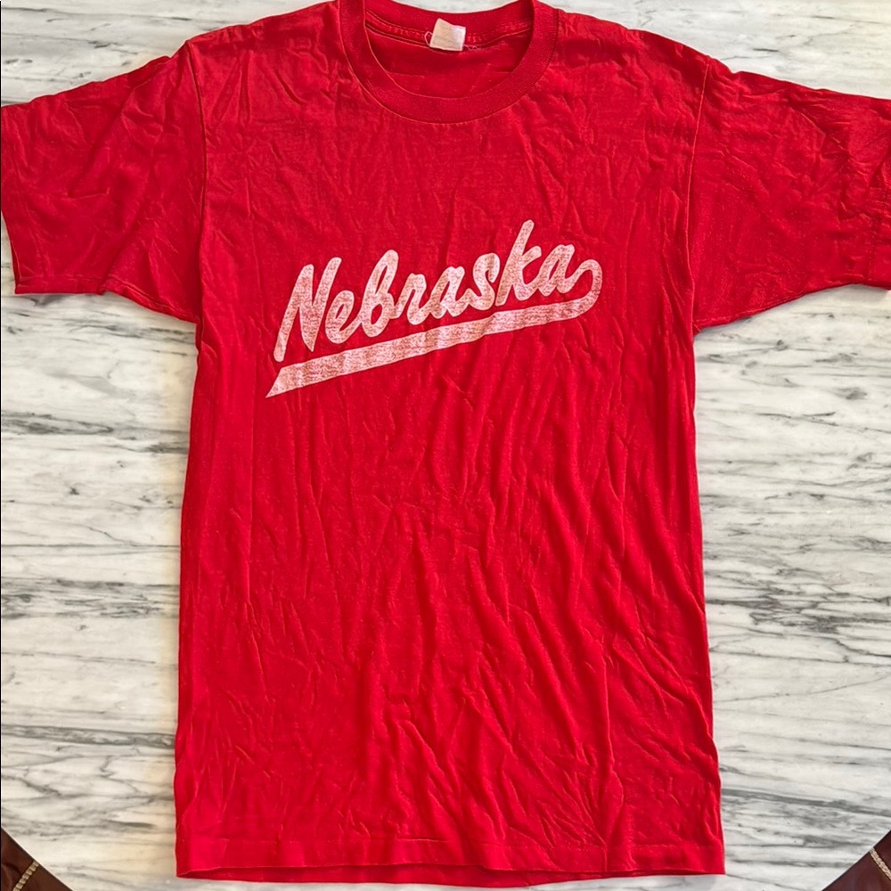 Vintage Nebraska Red T-Shirt